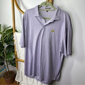 Mens Peter Millar The Masters Purple Polo sz XL